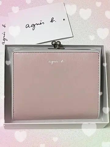 (새상품급) 애니에스베 두겹 지갑 핑크