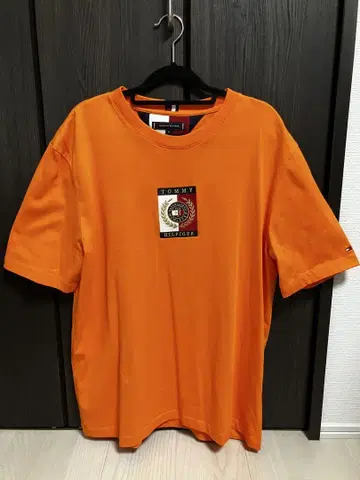 tommy hilfiger 타미힐피거 반팔 T셔츠 오렌지 XL
