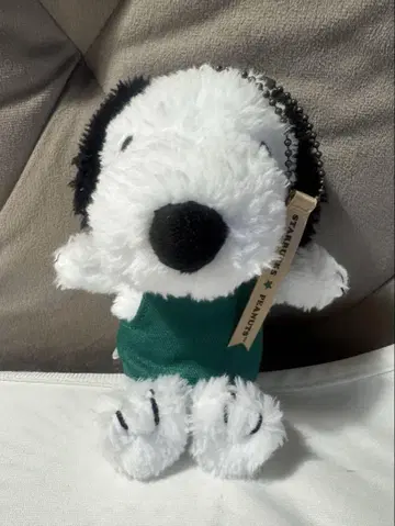 스타벅스 그린 에이프런 SNOOPY mini 키링