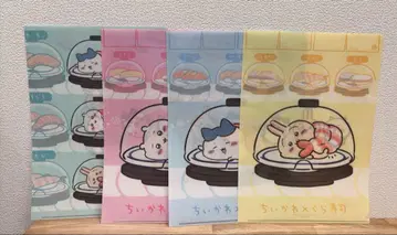 치이카와 쿠라스시 클리어 파일 4종 세트 토끼 하치와레