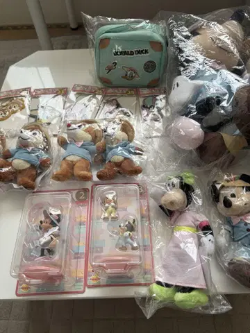 디즈니 봉제 인형 피규어 세트 제일복권