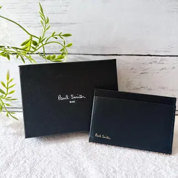 Paul Smith 폴스미스 카드 케이스 명함지갑 블랙 가죽