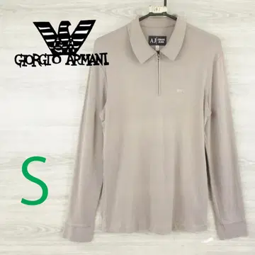 ARMANI 아르마니 청바지 <원포인트 긴팔 피케 셔츠> M1641m