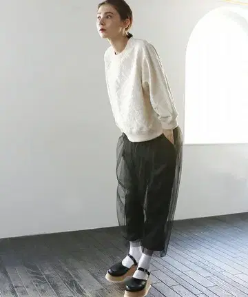 미야오 튤 팬츠
