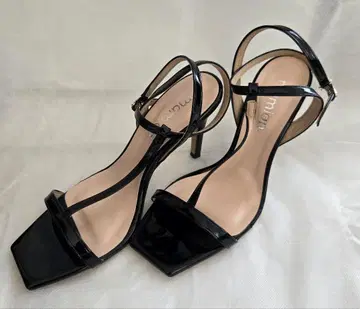 마미안 스트랩 샌들 10cm 힐 24cm