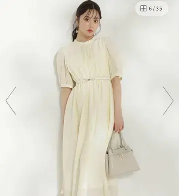 시어 스트라이프 원피스 프로포션 바디 드레싱