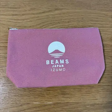 빔즈 BEAMS JAPAN IZUMO 파우치 핑크 이즈모 한정판