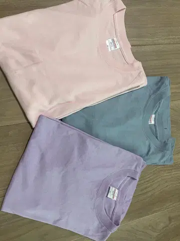 컬러 티셔츠 3장