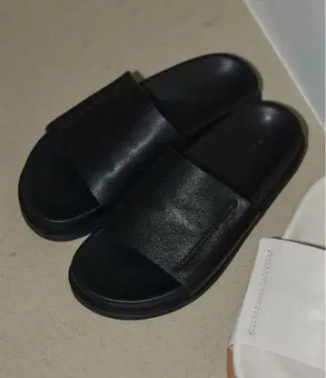 TODAYFUL Leather Slide Sandals 38