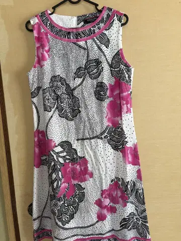 LEONARD FASHION 슬리브리스 원피스 사이즈 40