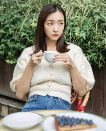 택 포함 새상품 Rosy Luce 로지 루체 CROCHET KNIT