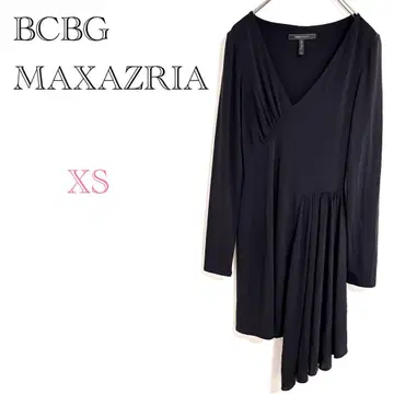 *BCBG맥스아즈리아 [ XS ] 미니 원피스 튜닉 원피스 V넥