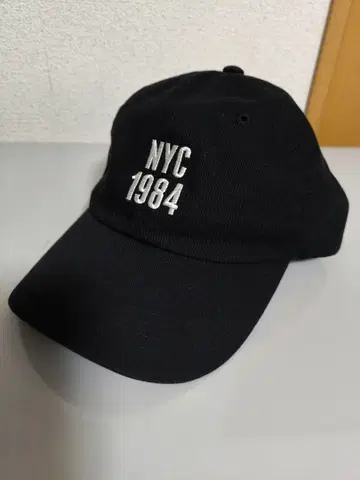 NYC 1984 블랙 야구 모자