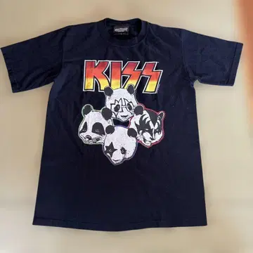 KISS 팬더 티셔츠 S 사이즈