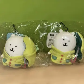 미개봉 새상품 치이카와 (먼작귀) 나가노 비가 오네 마스코트 곰 2개