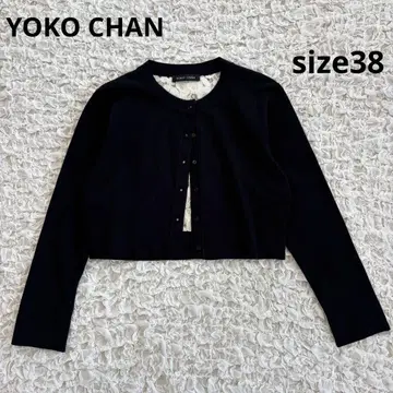 YOKO CHAN 볼레로 가디건 숏 기장 백 레이스 38