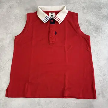 STUDIO PICONE 슬리브리스 피케 셔츠 레드 피코네