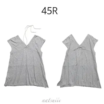 45rpm . V 넥 2way 풀오버 티셔츠 일본제 45R