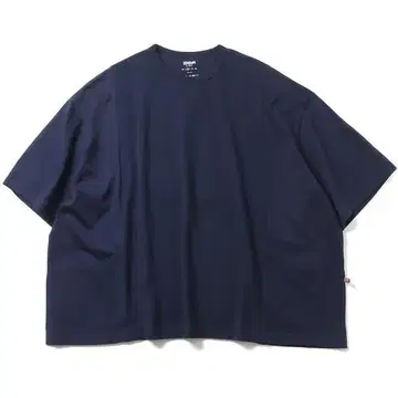 is-ness SWITCHING MOSS T-SHIRT 네이비