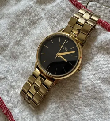 NIXON 아날로그 손목시계 골드/블랙