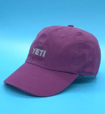 YETI COOLERS 예티 캡 모자 퍼플 보라색 계열 가죽 패치