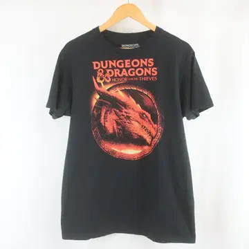 멕시코제 DUNGEONS & DRAGONS 로고 게임 무비 티셔츠