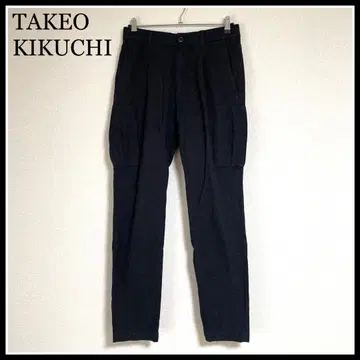 TAKEO KIKUCHI(다케오 키쿠치) 팬츠 차콜 그레이