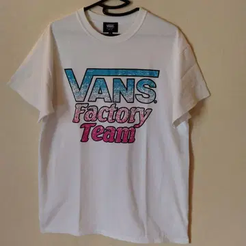VANS Factory Team SPLASH 티셔츠 M 화이트