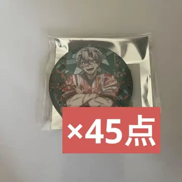 귀멸의 칼날 시나즈가와 사네미 도부 동물공원 캔뱃지 45개