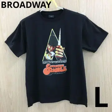 BROADWAY 시계 채비 오렌지 티셔츠 F0630A18