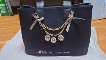 JILL by JILLSTUART 주얼 리본 토트백 블랙