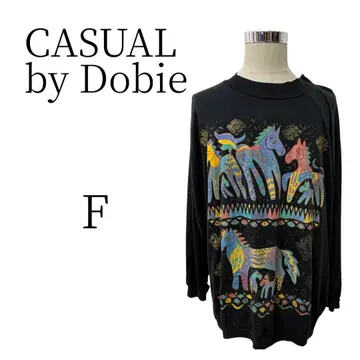 CASUAL by Dobie 캐주얼바이드비 블랙 긴팔 티셔츠 F