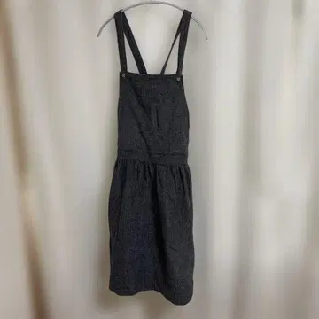 Own GArment products 그레이 헤링본 에이프런 원피스