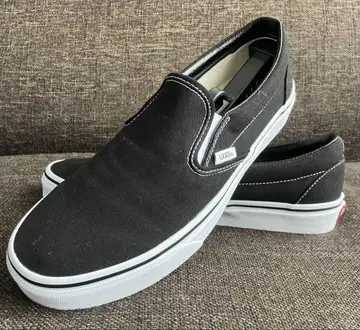 [컨디션 최상] VANS 반스 슬립온 블랙 화이트 US10 28cm