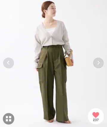 IENA 워셔블 카고 슬랙스