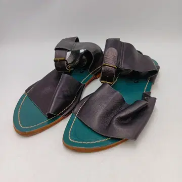 Jean Paul Gaultier 가죽 샌들 플랫폼