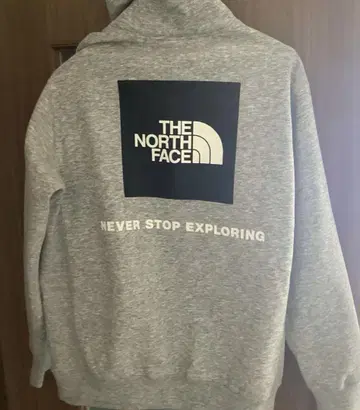 THE NORTH FACE 그레이 후드 맨투맨 S