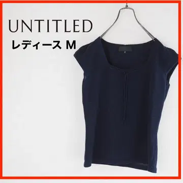 A3532 새상품급 UNTITLED 반팔 티셔츠 2 M 네이비