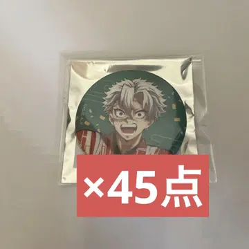 귀멸의 칼날 시나즈가와 사네미 도부 동물공원 캔뱃지 45개