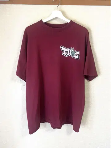 90s THC 티셔츠 버건디