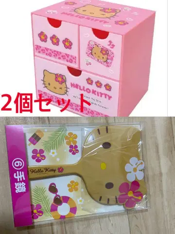 헬로키티 손거울과 수납 박스 2세트