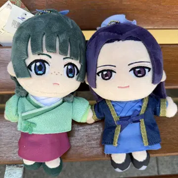 USJ 약사의 혼잣말 렌시 마오마오 고양이 봉제 인형 키체인 세트