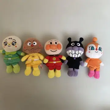 호빵맨 봉제 인형 5종 세트
