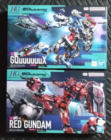 HG GQuuuuuX & RED GUNDAM 세트