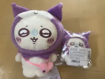 치이카와 산리오 모몽가 세트 모몽가 쿠로미 봉제 인형 마스코트