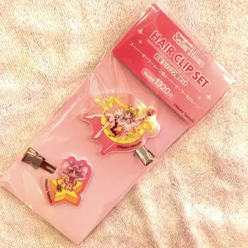 세일러문 세일러 꼬마문 로손 앞머리 클립 2세트