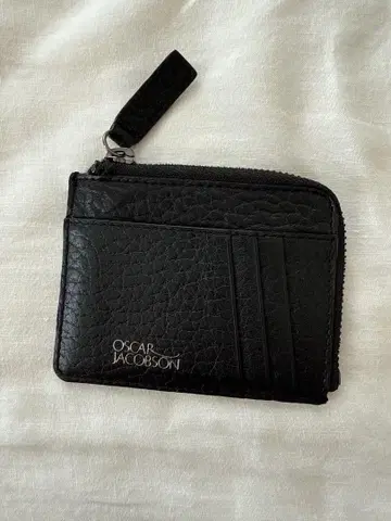 OSCAR JACOBSON 블랙 카드 케이스 지갑