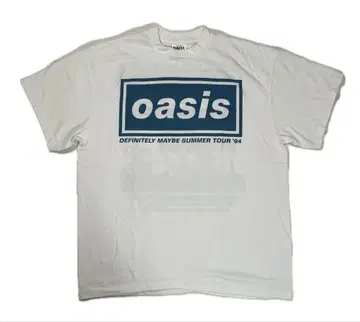 11678 oasis 락 티셔츠 밴딩 티 반팔 양면 프린트 L