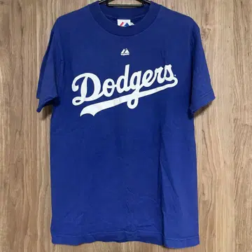 해외 구제 Majestic 다저스 MLB 티셔츠 ETHIER #16