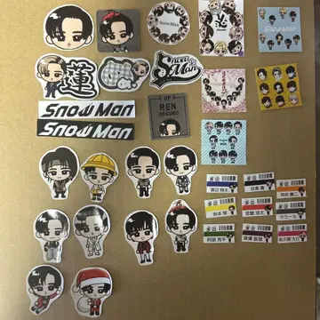 Snow Man 메구로 렌 씰